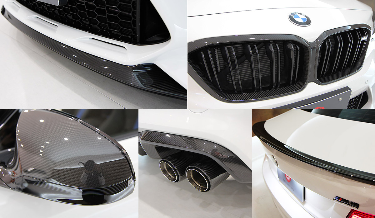 M2 フロントスポイラー グリル サイドミラーカバー ディフェーザー リアスポイラーのカスタム