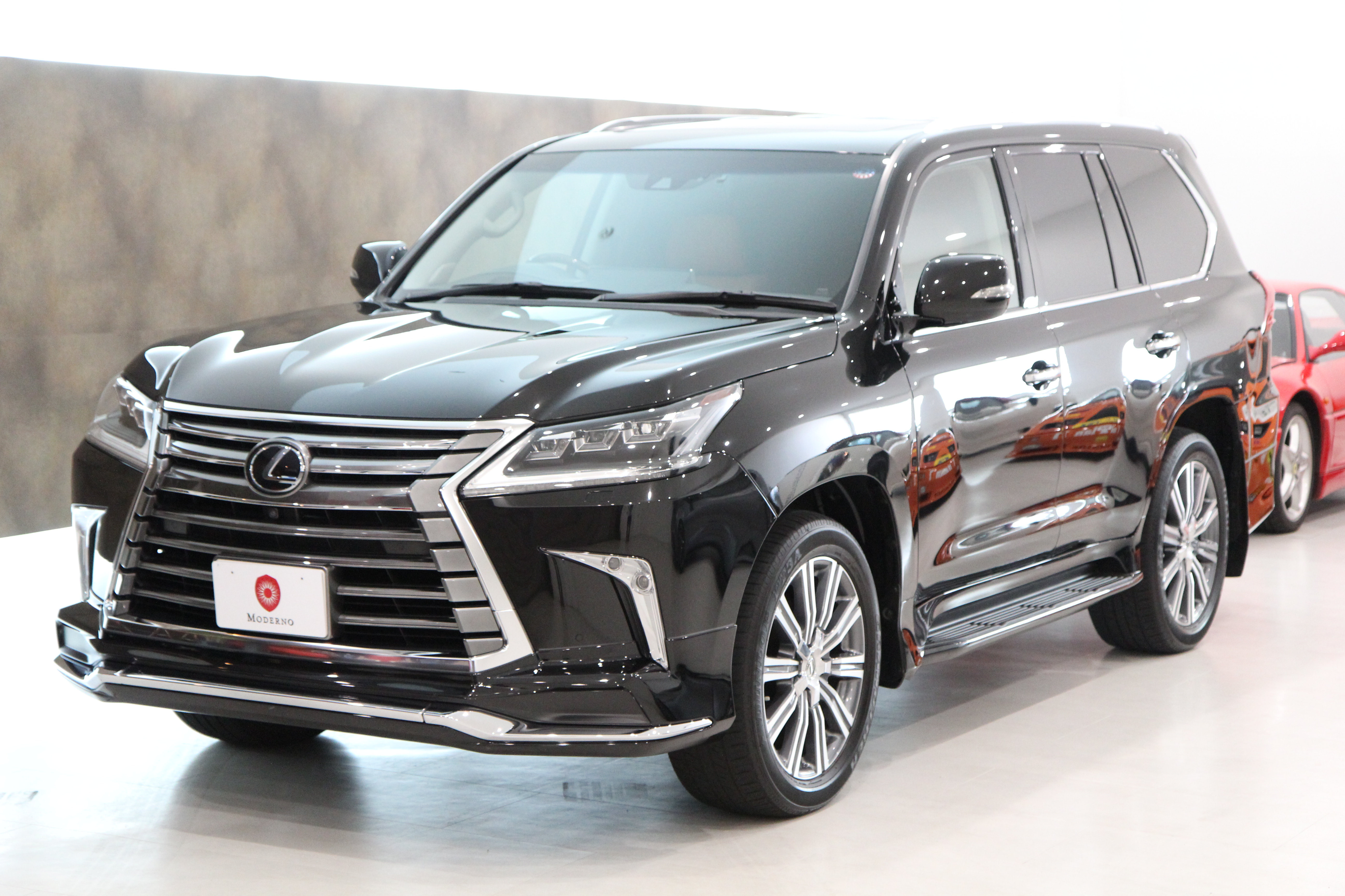 レクサス Lx570 モデリスタフルエアロ リアエンターテイメント 本革 サンルーフ 21aw 在庫車情報 Moderno モデルノ